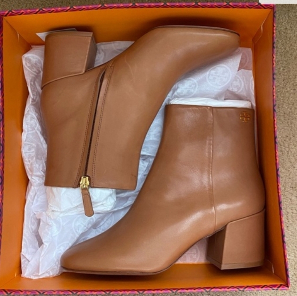 Tory Burch Tan Booties - Picture 2 of 14